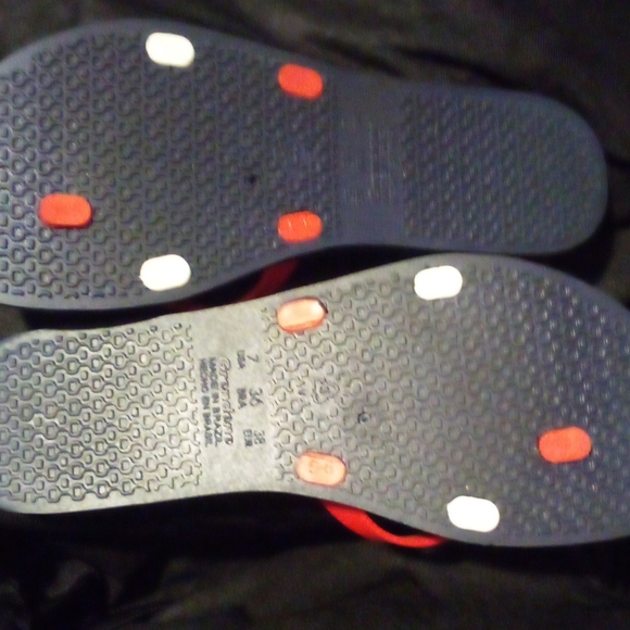 Ipanema Women's Sandals Flip Flops Size Seven 7 Red White And Blue - Picture 2 of 5